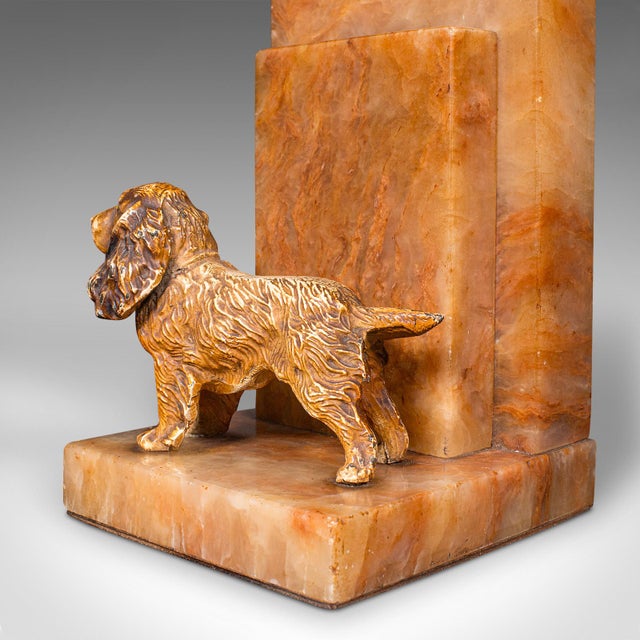 1930's Pair of Vintage Springer Spaniel Bookends For Sale - Image 9 of 11