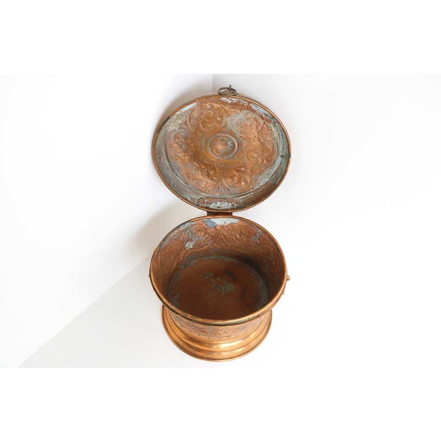 Antique Dutch Copper Pot with Lid, 1750 For Sale - Image 18 of 18