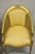 Vintage Italian Hollywood Regency Gold Gilt Barrel Back Cane Lounge Chairs, Pair For Sale - Image 4 of 12