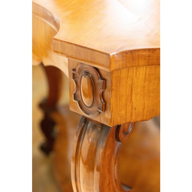 Brown 19th Century Pair of Italian Louis Philippe Consoles Circa 1860 For Sale - Image 8 of 16