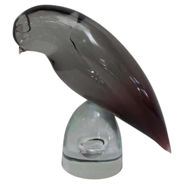 Vintage Murano Bird on Bullet Stand For Sale - Image 9 of 9