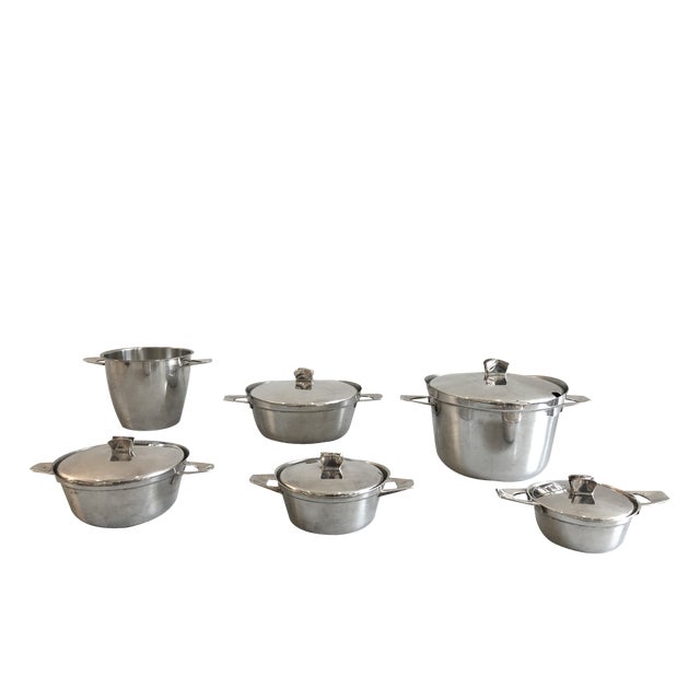 Serving Dishes with Silver-Plating by Wilhelm Wagenfeld for WMF, Set of 6 For Sale