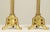 Gothic Revival Antique Aesthetic Brass Converted Candlesticks Lamps - a Pair For Sale - Image 11 of 13