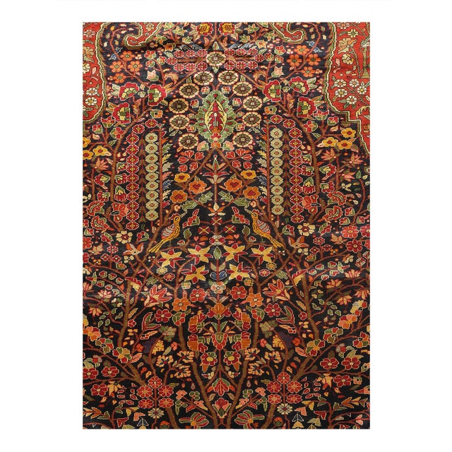 Exceptional. For being a pure silk Quchan, with an exquisitely fine weave. Also for being one of the very few double sided...
