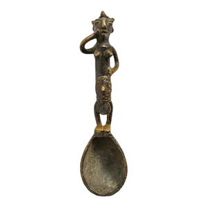 Antique Old Bronze Lega Spoon