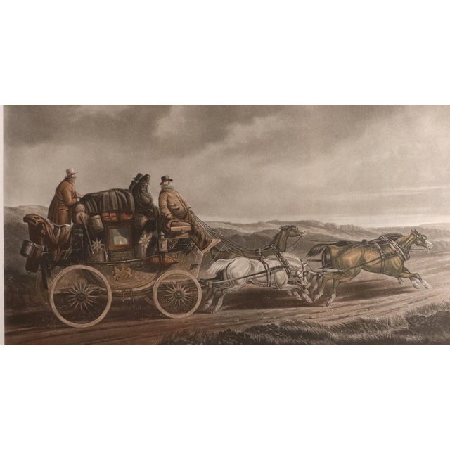 Mid 19th Century ‘Waking Up’: Fore’s Coaching Recollections — A Very Large Hand-Coloured Aquatint, After Charles Cooper Henderson For Sale - Image 5 of 12