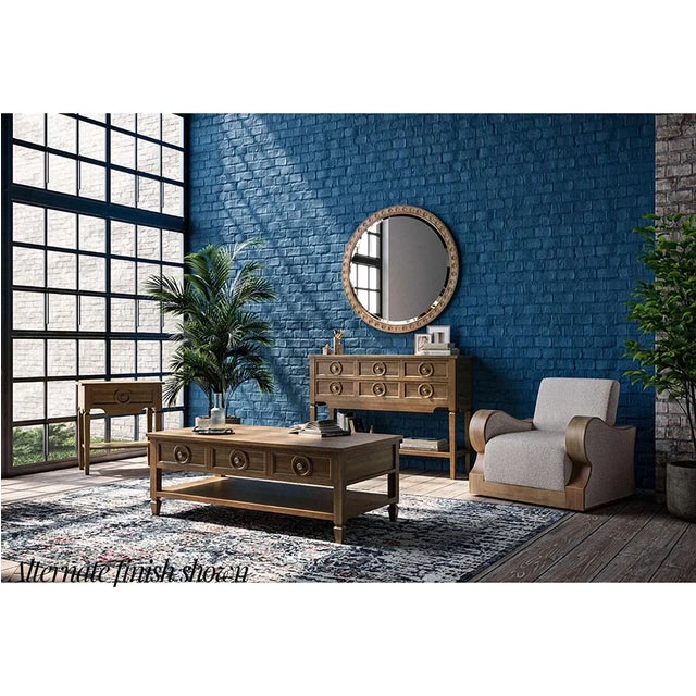 Brown Pair of Rustic Rectangular End Tables For Sale - Image 8 of 11