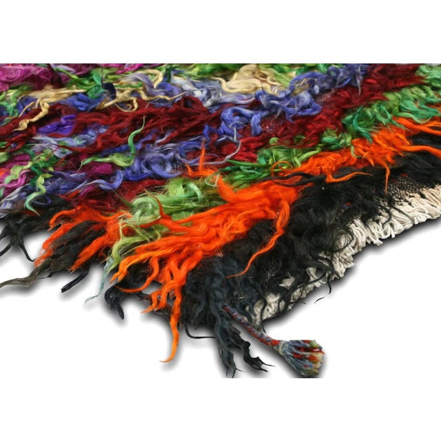 Contemporary 1960s Turkish Tulu Rug For Sale - Image 3 of 7