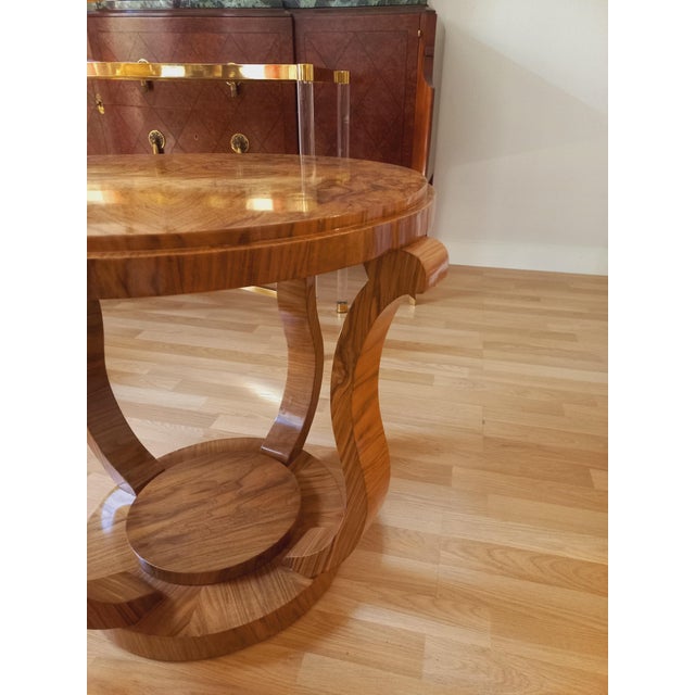 Art Deco Round Pedestal Table, 1930s For Sale - Image 11 of 12