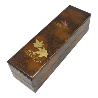 Antique 19th C Japanese Lacquered Writing Case For Sale