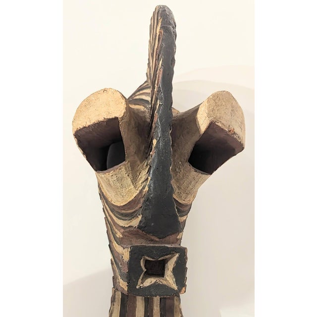 Tribal 19th Century Congolese "Songye Kifwebe" Mask For Sale - Image 3 of 7