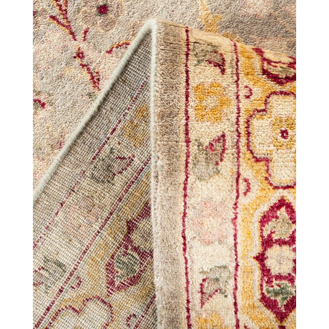 Mogul, One-of-a-Kind Hand-Knotted Area Rug in Ivory, 9' 0" x 13' 5" For Sale In New York - Image 6 of 8