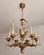 Vintage Florentine Chandelier Gilded in Gold Leaf, 1940s For Sale - Image 4 of 18