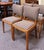Mid-Century Modern Set of Vintage English Oak Dining Chairs W/ Upholstered Back & Seat by G-Plan Furniture, Uk c.1950 For Sale - Image 3 of 9