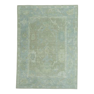 Turkish Oushak Rug 8'10" x 12'2" #19365 For Sale