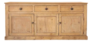 Antique English Pine Sideboard - Circa 1880
