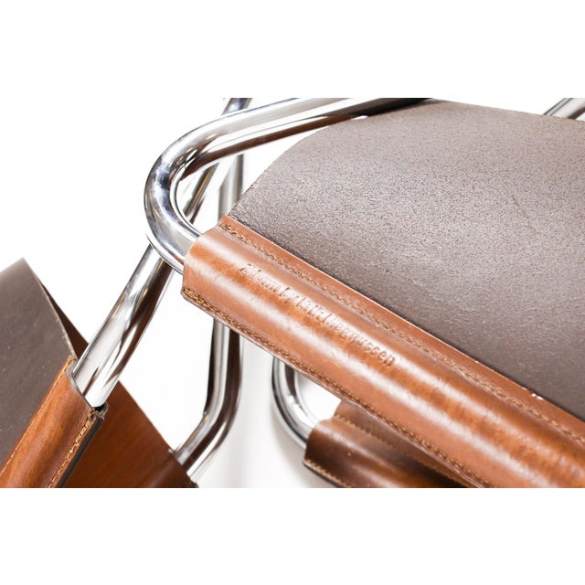 Vintage Mid Century Tubular Chrome Folding ‘Z-Down’ Lounge Chair — Erik Magnussen for Torben Ørskov For Sale - Image 11 of 11