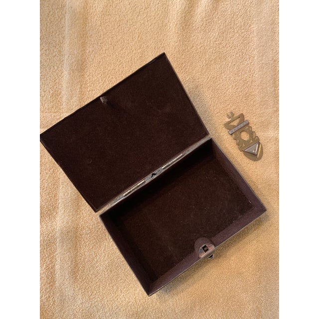 Antique Handmade & Hand-Tooled Metal Box From the Tuareg People of Mali For Sale - Image 12 of 12