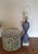1950s Murano Glass Bubble Lamp With William Morris Shade For Sale - Image 5 of 9