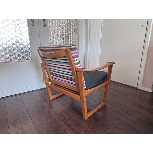 Mid-Century Modern Danish Easy Chair in Oak by Finn Juhl for France & Søn, 1950s For Sale - Image 10 of 18