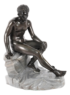 Unknown, Mercury Hermes, 19th Century, Bronze