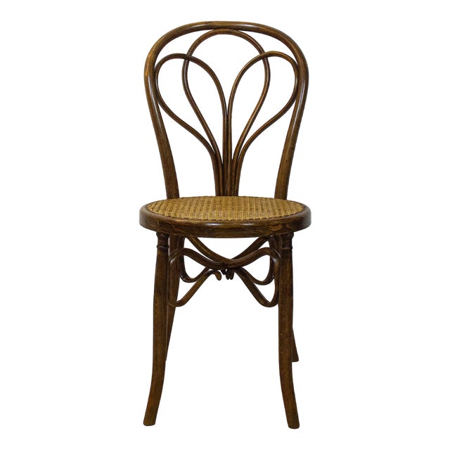 Antique Spanish Bentwood Chair in Oak by Ventura Feliu, 1890s, Set of 4 For Sale