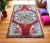 Mid-Century Modern High Pile Area Rug Hand Knotted Colorful Oushak Medallion Rug - 3'10'' X 6' For Sale - Image 3 of 12
