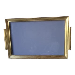 Hollywood Regency Brass Tray, 1960s For Sale
