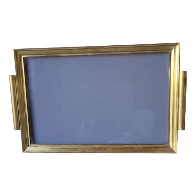 Hollywood Regency Brass Tray, 1960s For Sale