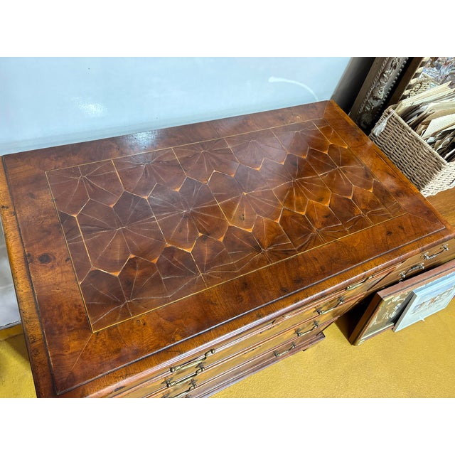 19th Century Georgian Chest of Drawers in End-Grain Wood Marquetry For Sale - Image 6 of 16