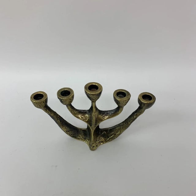 Brutalist Brutalist Candle Holder from Horst Dalbeck, 1970s, Germany For Sale - Image 3 of 11