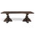 Grand Country French Elm Double Pedestal Dining Table For Sale - Image 4 of 18