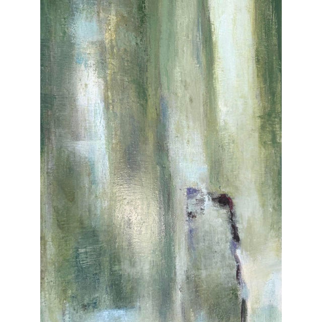 JF Caron, Abstract Water Lilies, 20th Century, Painting on Canvas For Sale - Image 16 of 18