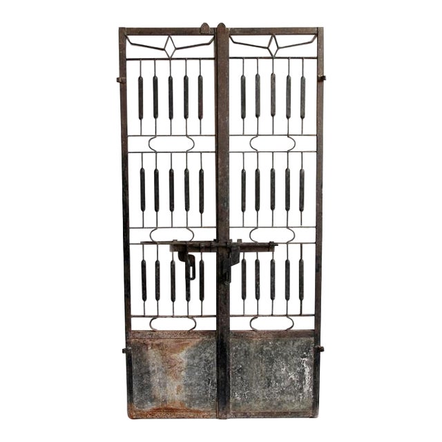 Vintage Indian Iron Gate Chairish