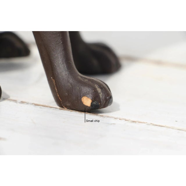 1940s German Shepherd Earthenware Figurine, Portuguese For Sale - Image 12 of 13