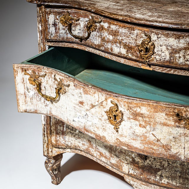 Wood Baroque Commode, 18th Century For Sale - Image 7 of 15