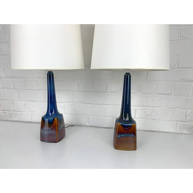 Ceramic Ceramic Table Lamps from Søholm Stentoj, Denmark, 1960s, Set of 2 For Sale - Image 7 of 15