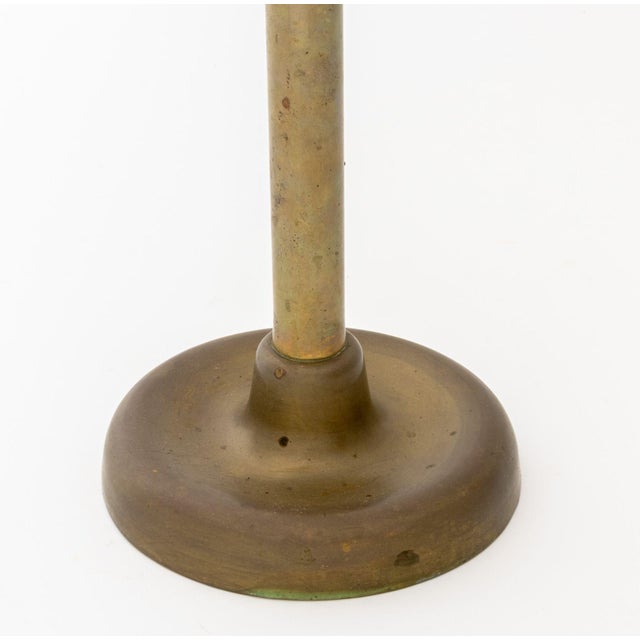 Early 20th Century Russian Empire Brass Candlesticks, Pair For Sale - Image 5 of 7