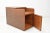 Brown Art Deco Cabinet Box, 1940s For Sale - Image 8 of 17