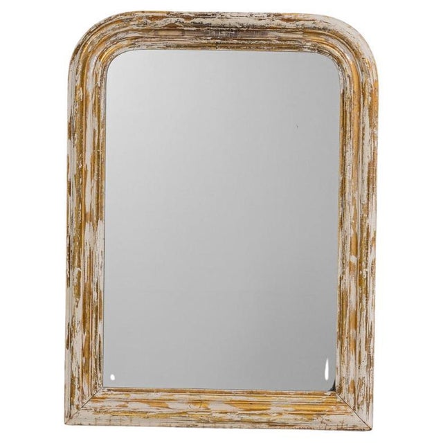 1880s French Wood Patinated Mirror For Sale - Image 15 of 18