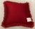 Contemporary 2000s Nwt Contemporary Dupioni Silk Eyelash Fringe Pillow For Sale - Image 3 of 7