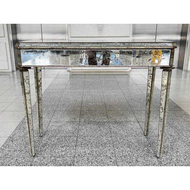 Neoclassical Style Mirrored Console Tables - A Pair For Sale In New York - Image 6 of 10