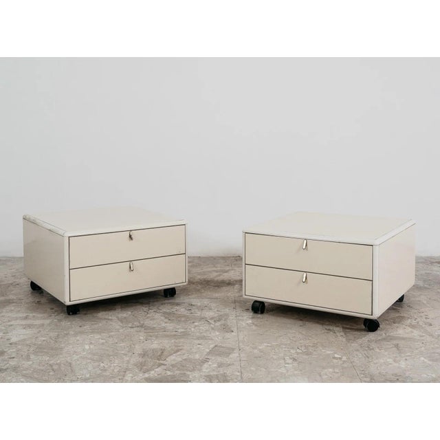 Modern Hennè Nightstands by George Coslin for Longato, 1970, Set of 2 For Sale - Image 11 of 13