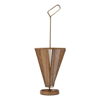 20th Century French Metal Umbrella Stand For Sale