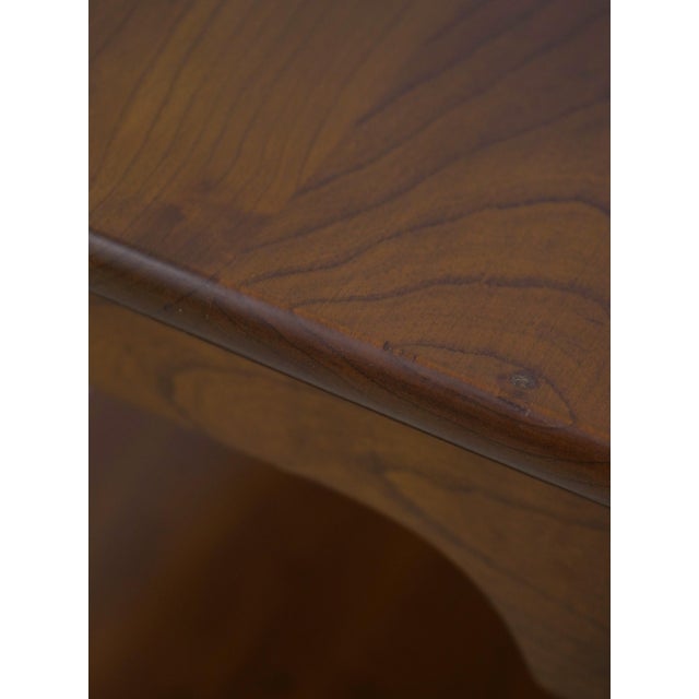 Pair of Stickley Cherry Lamp End Tables For Sale - Image 10 of 11