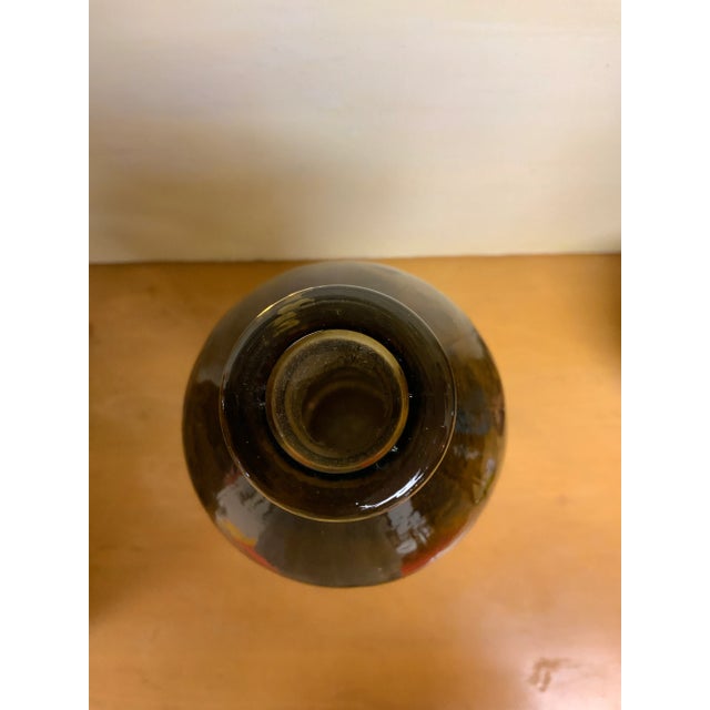 1960s Mid-Century Modern Glass Vase For Sale - Image 5 of 9