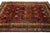 Textile 5 X 8 Vintage Shiraz Persian Wool Rug Handmade in Burgundy Red For Sale - Image 7 of 9