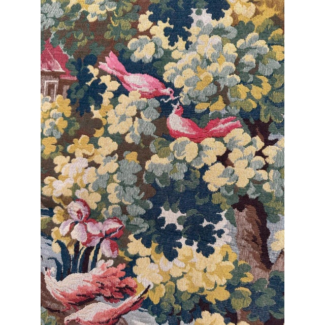 1950s French Aubusson Style Jacquard Tapestry, 1950s For Sale - Image 5 of 18