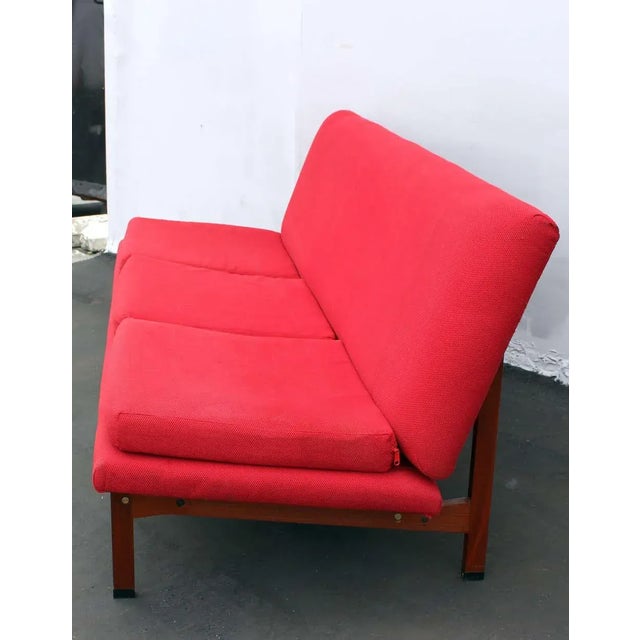 Ico Parisi set 1960s period in original condition. Rosewood base and original Mim upholstery. Place of Origin: Europe