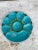 Minton 19th Century Majolica Aqua Oyster Plate Minton For Sale - Image 4 of 8